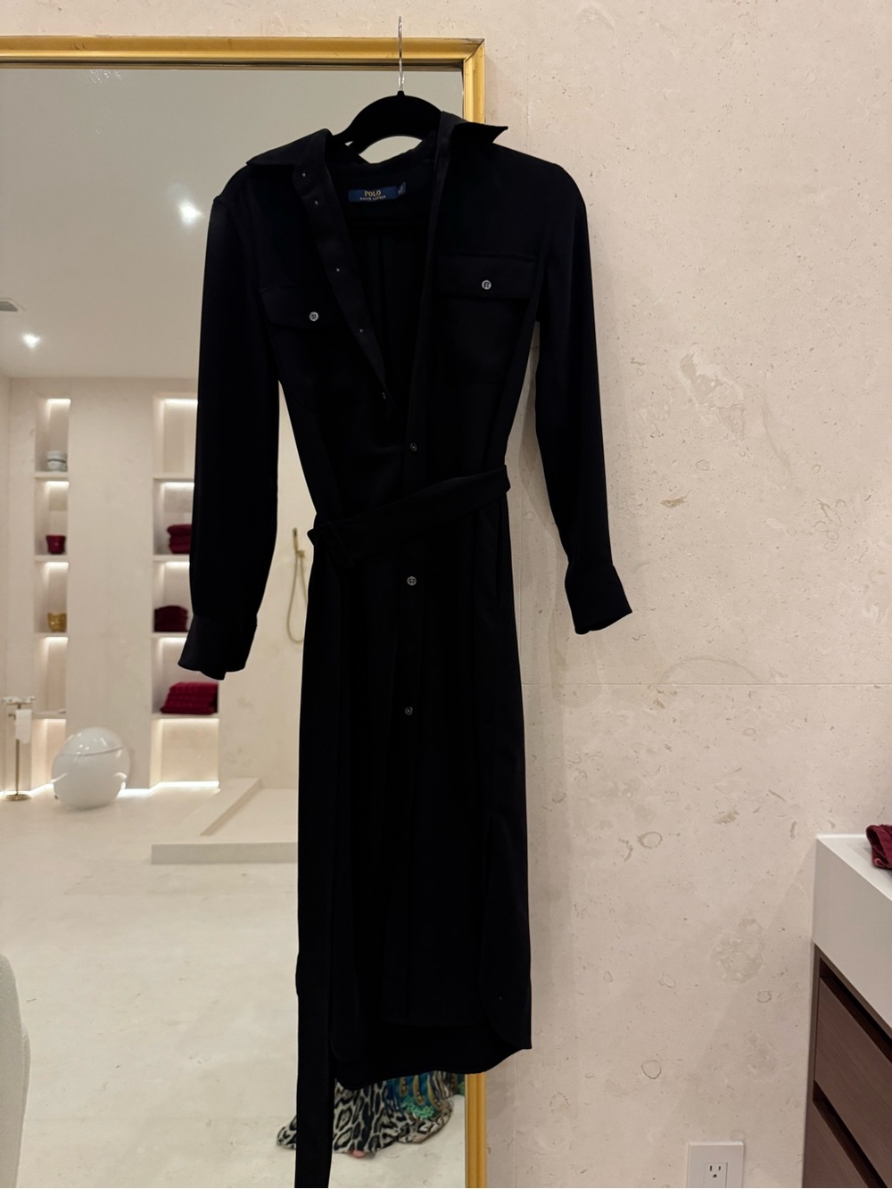 Ralph Lauren Black Polo Classic Shirt Dress